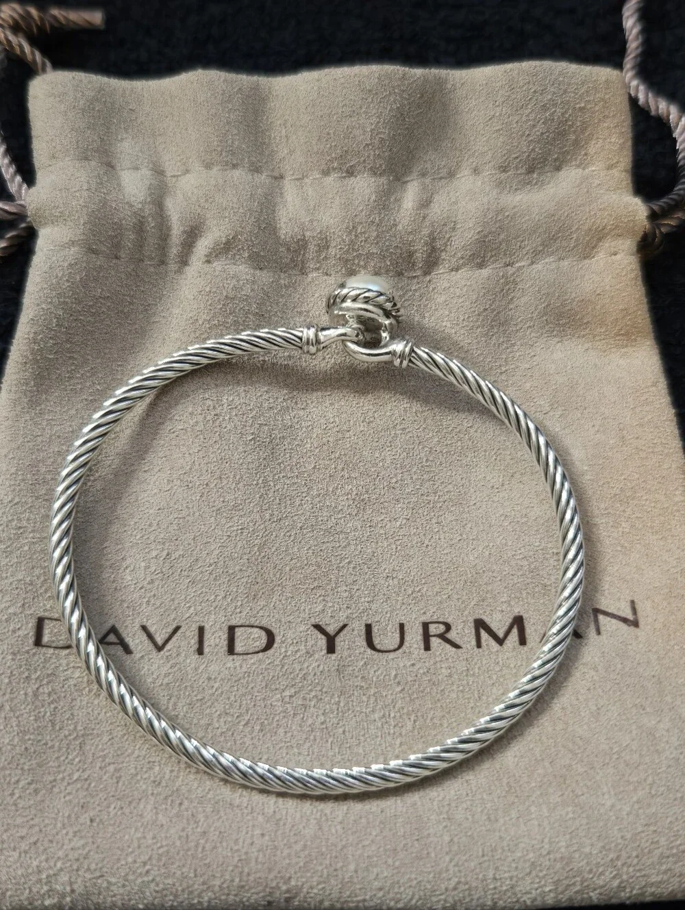 David Yurman Chatelaine Bracelet with Pearl